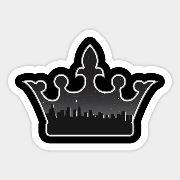 Los Angeles Kings City Skyline Sticker by stayfrostybro